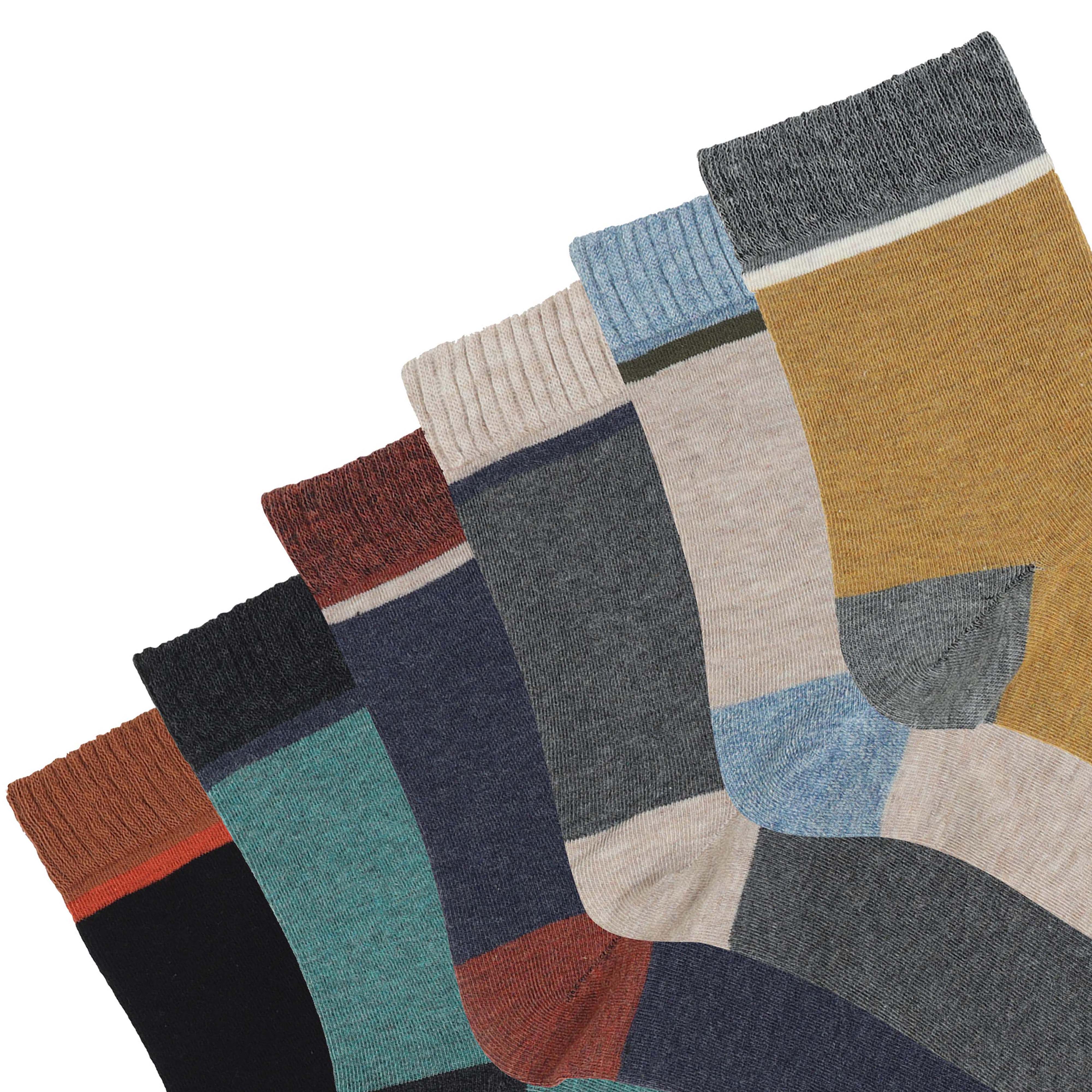 Ankle length socks combo(Pack of 6pairs)inskinn, combo1033