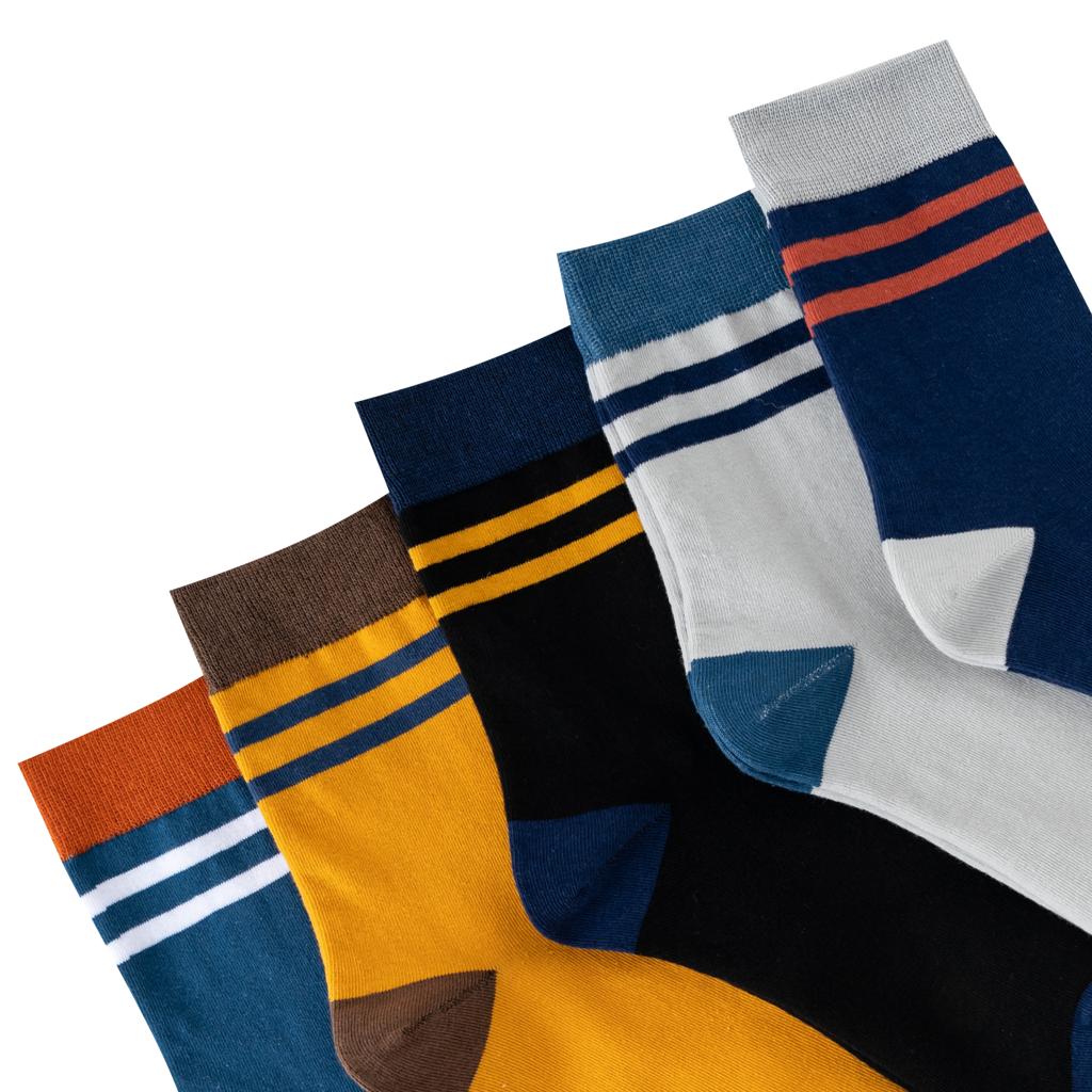 Ankle length socks combo(Pack Of 5 Pairs)inskinn, combo1019
