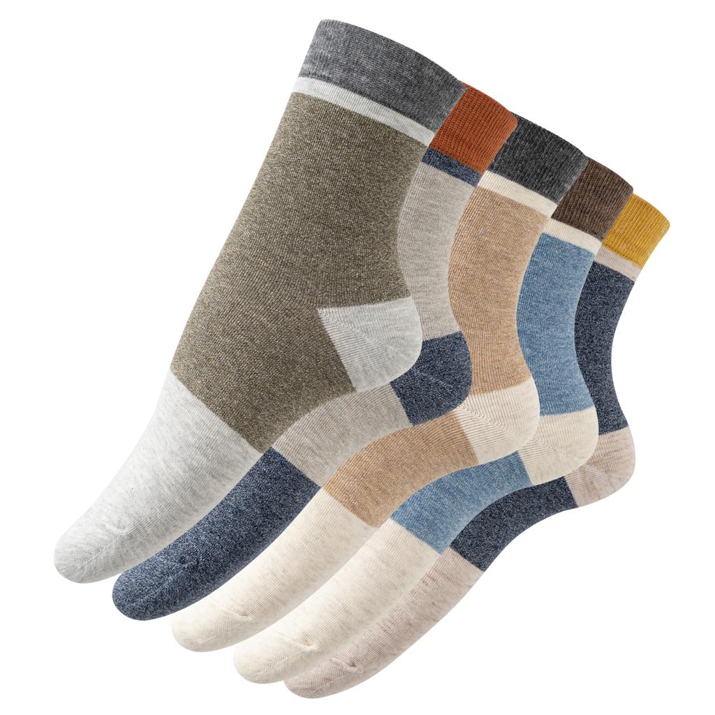 Ankle length socks combo(Pack Of 5 Pairs)inskinn, combo1021