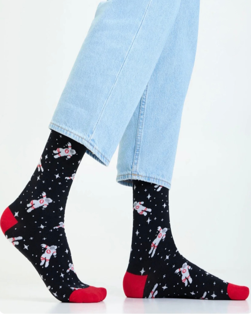 Astronaut Craze Crew Socks