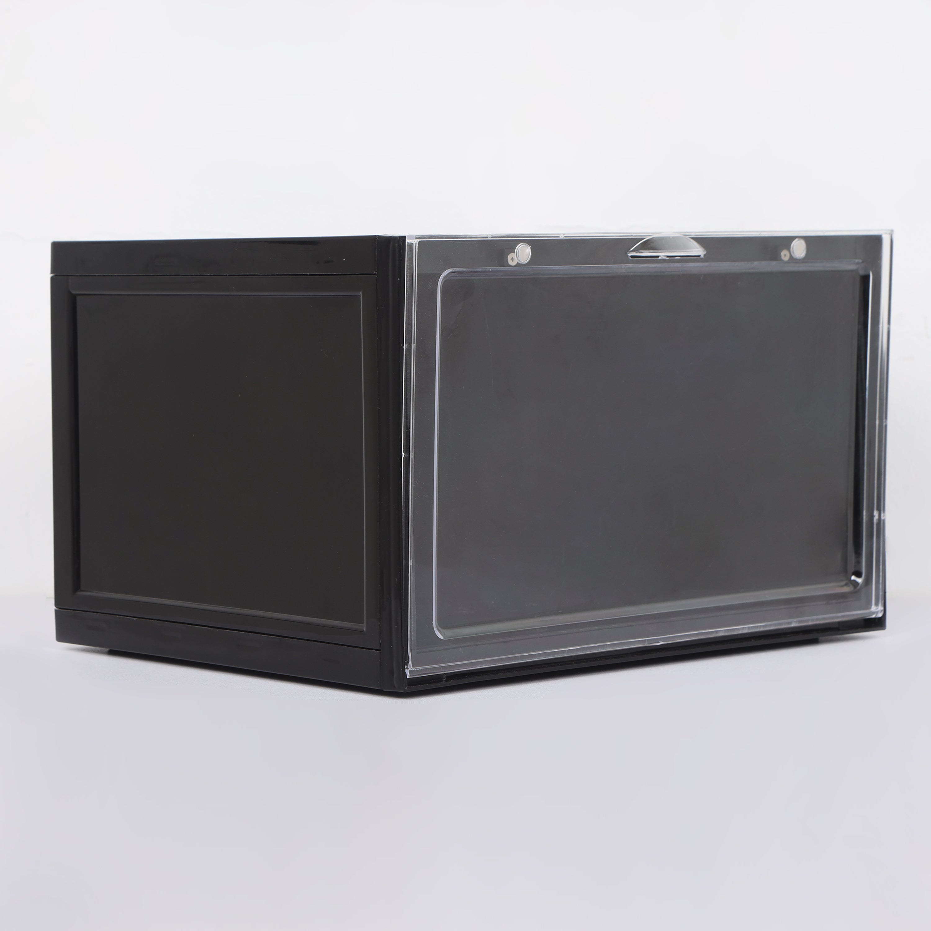 sneakers transparent Black shoe storage box plastic basketball shoe cabinet  CB0001