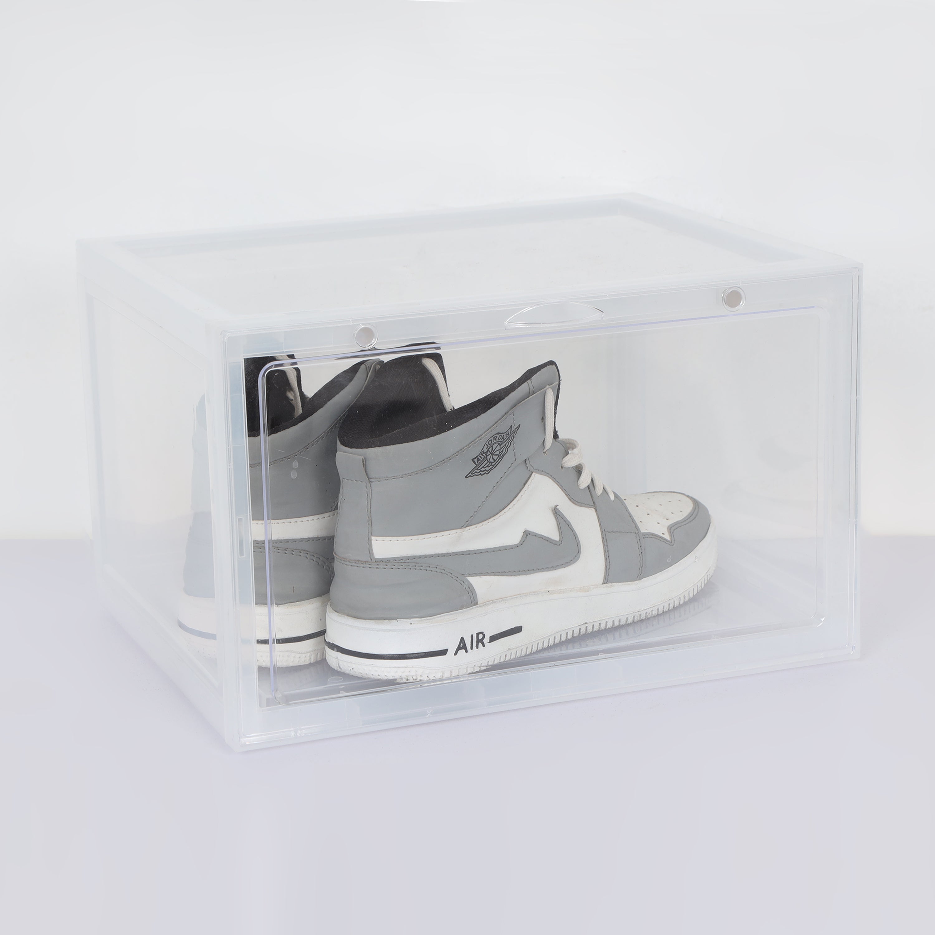 sneakers transparent White shoe storage box plastic basketball shoe cabinet CB0002
