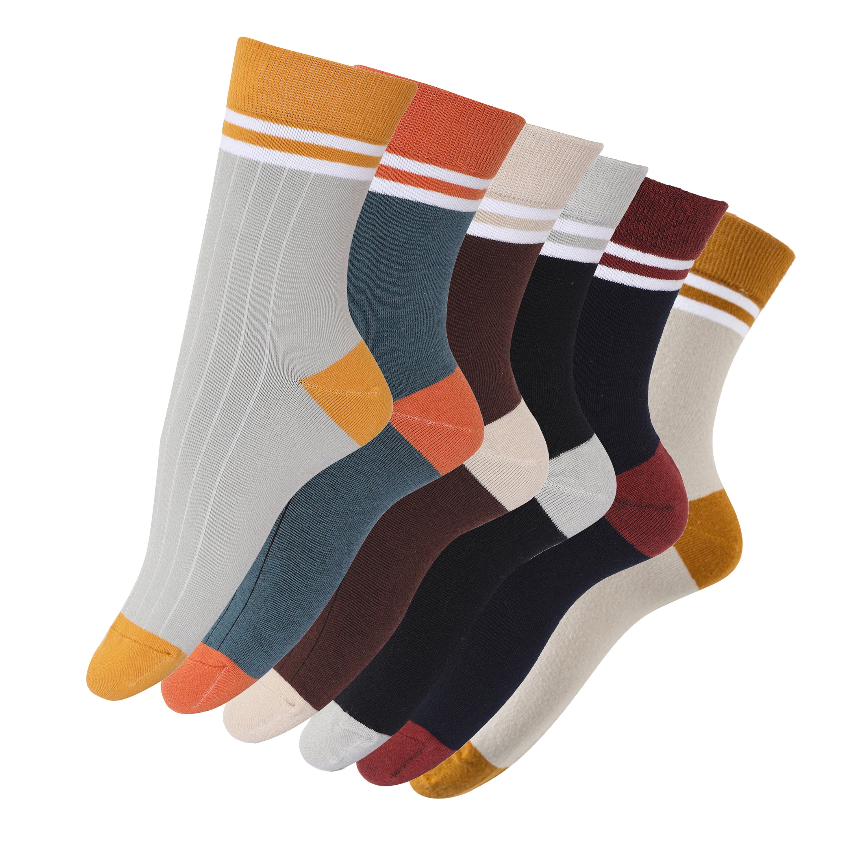 Ankle length socks combo(Pack Of 6 Pairs)inskinn, combo1025