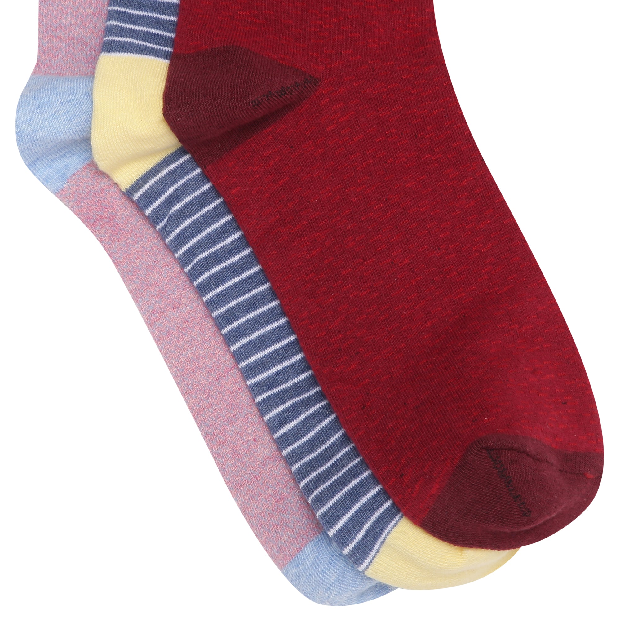 Regular crew length socks combo(Pack of 3 pairs)inskinn, Combo1003