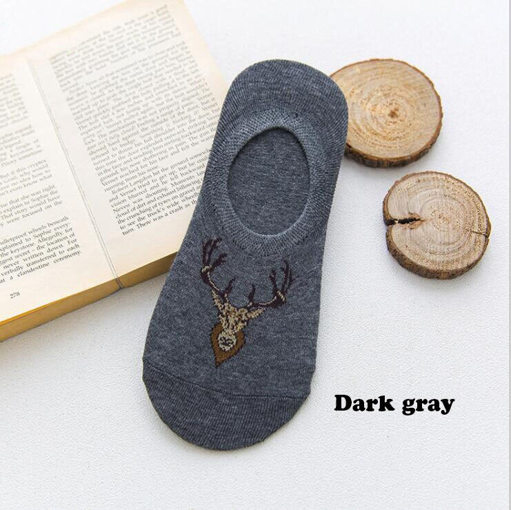 Pure cotton no show-loafer men socks,inskinn349