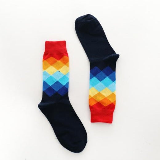 Pure cotton crew length men-women socks,inskinn113