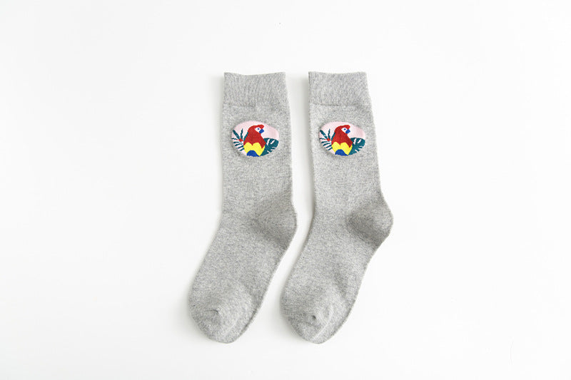 Pure cotton crew length men-women socks,inskinn143