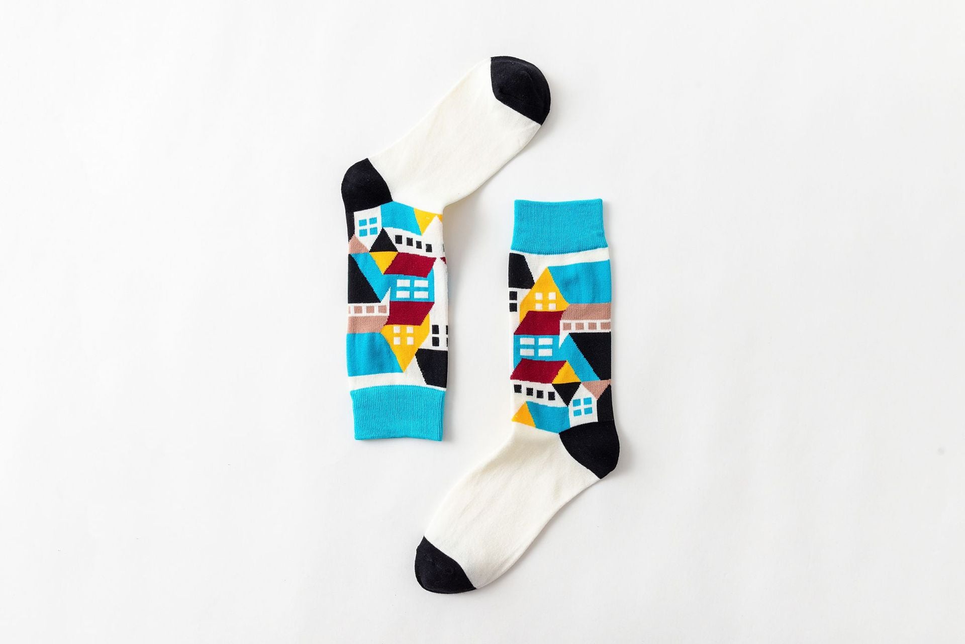 Pure cotton crew length men-women socks,inskinn189