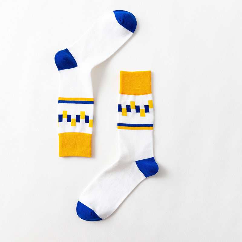 Pure cotton crew length men-women socks,inskinn226