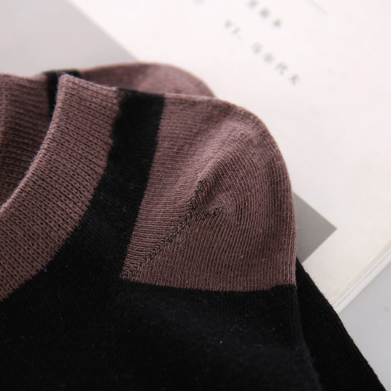 Pure cotton ankle length men socks,inskinn269