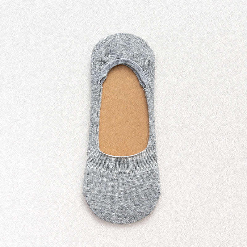 Pure cotton no show-loafer women socks,inskinn336