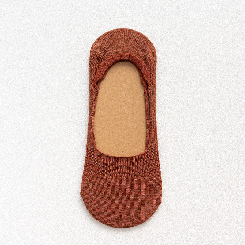 Pure cotton no show-loafer women socks,inskinn337