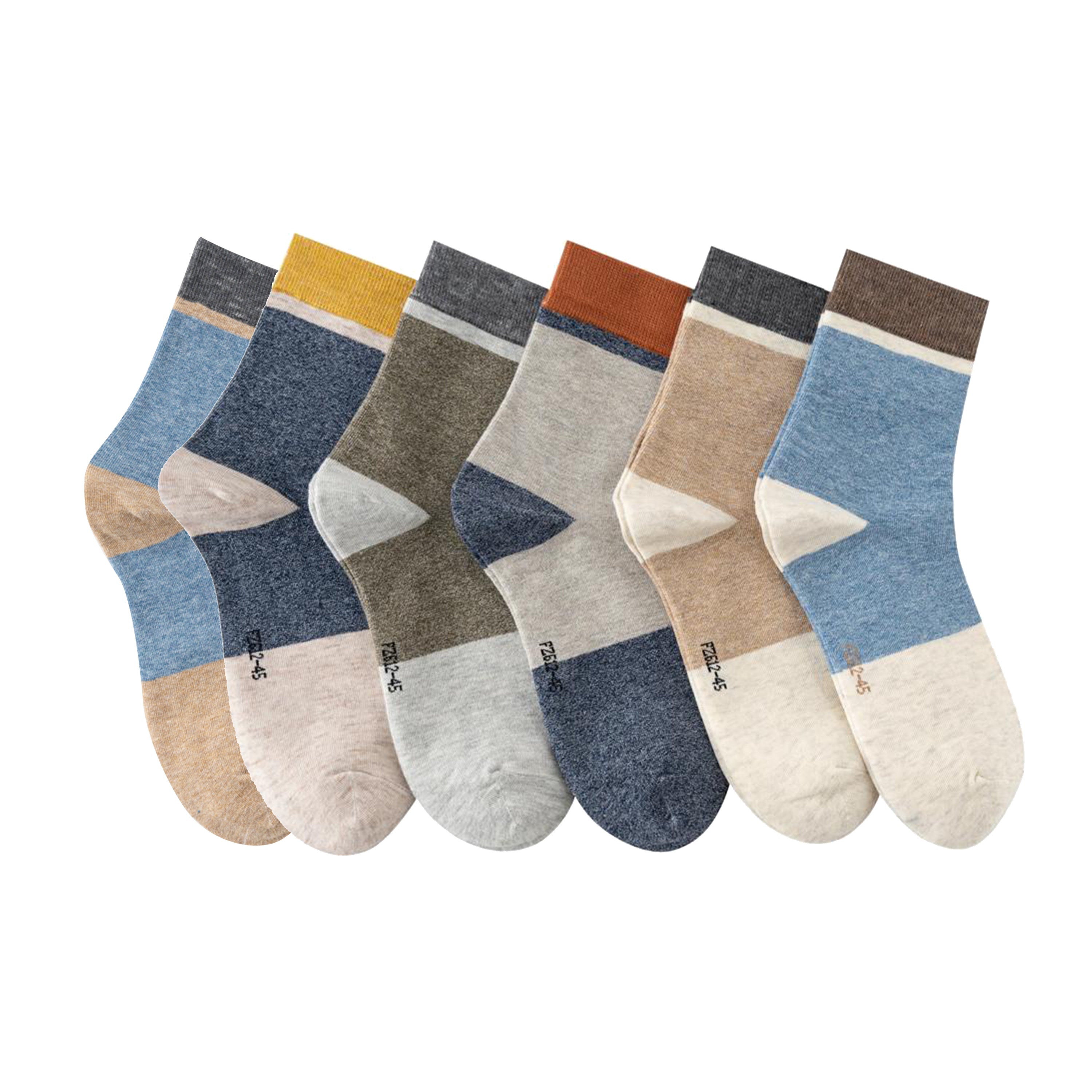 Ankle length socks combo(Pack of 6pairs)inskinn, combo1026