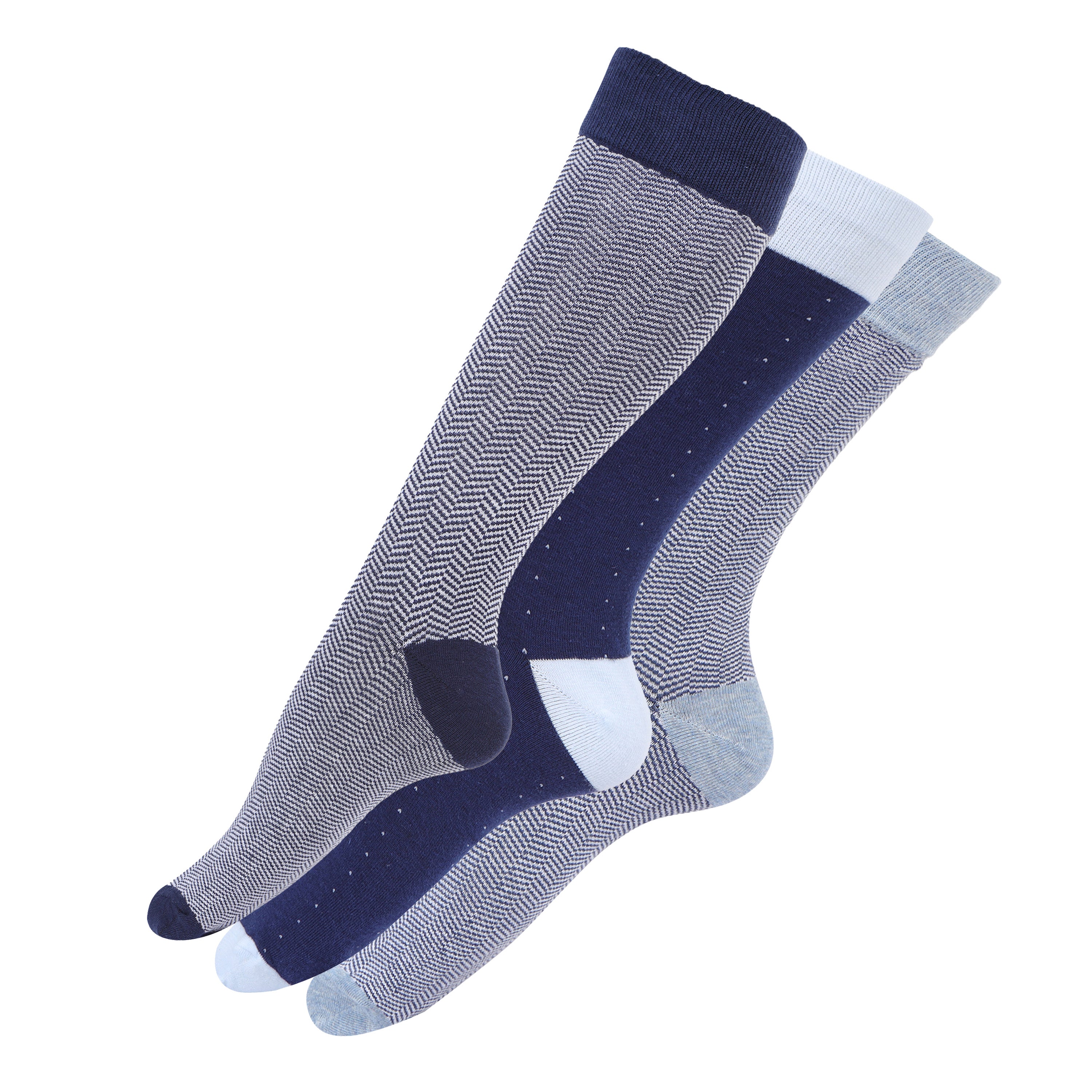 Crew length socks combo(Pack of 3), inskinnper007