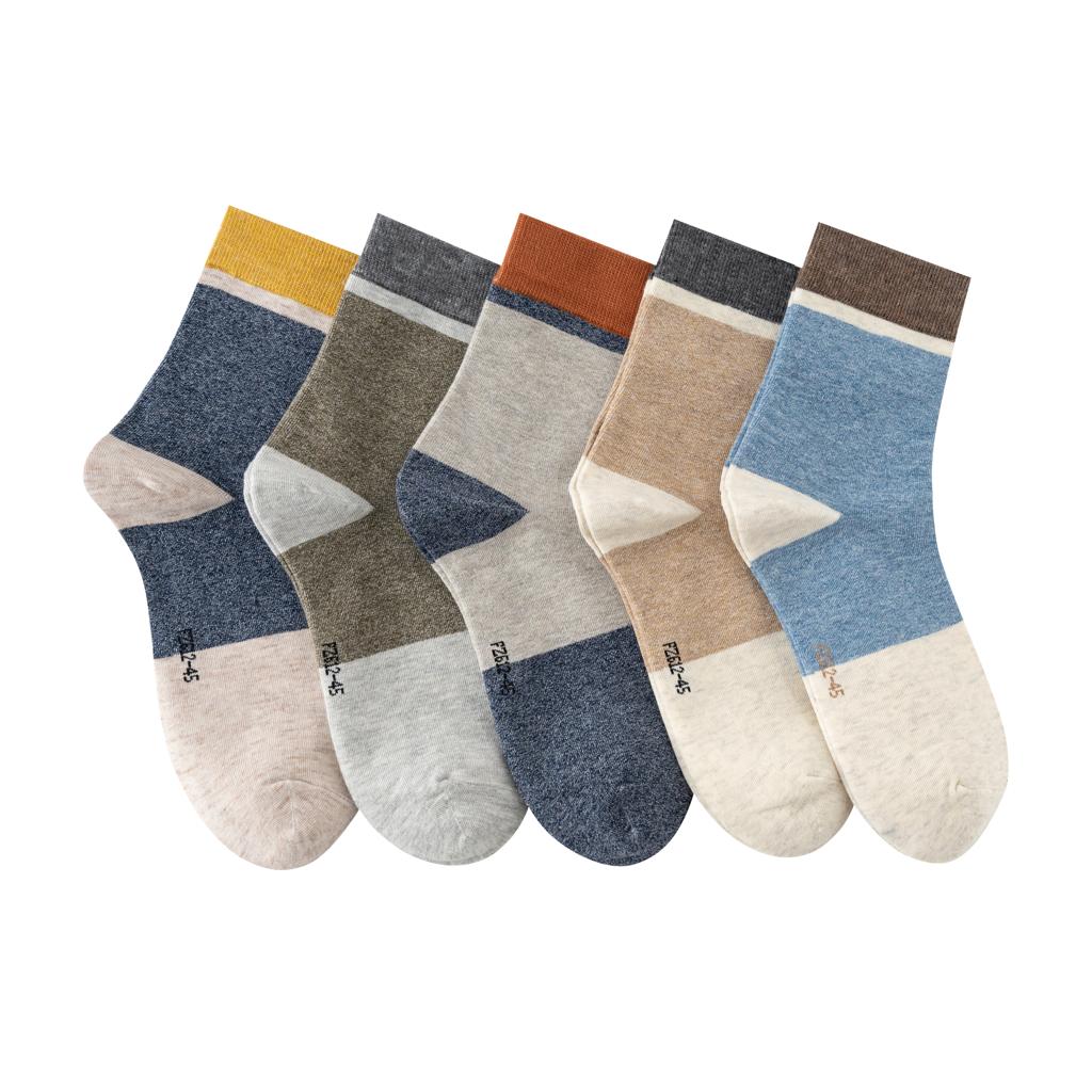 Ankle length socks combo(Pack Of 5 Pairs)inskinn, combo1021