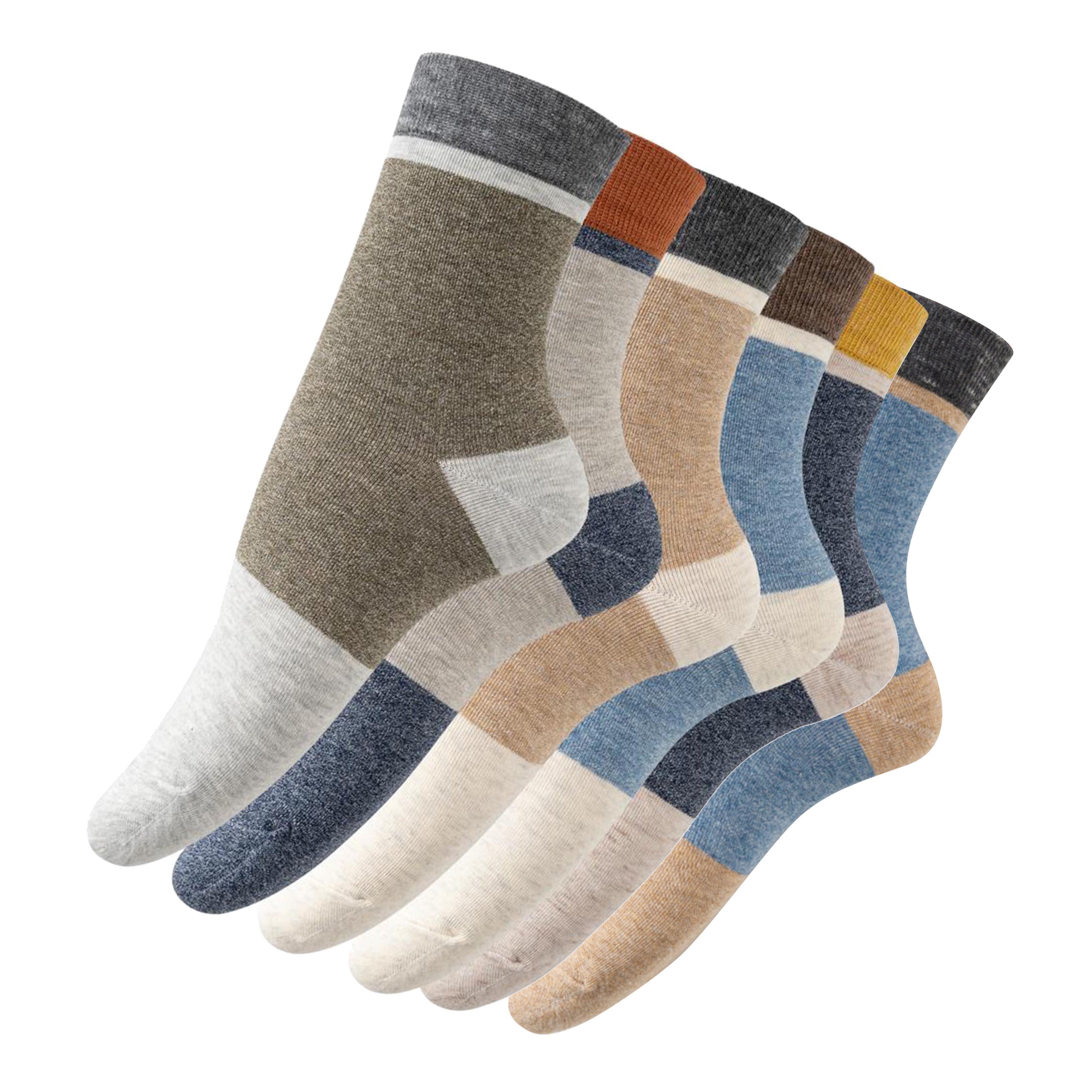 Ankle length socks combo(Pack of 6pairs)inskinn, combo1026