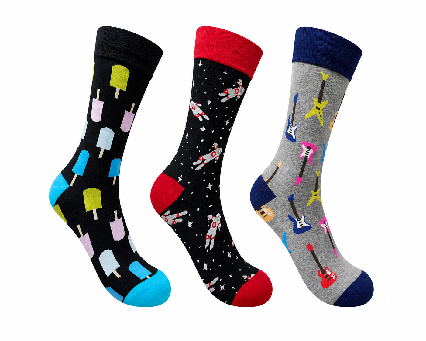 Funky Crew Socks(Pack of 3)