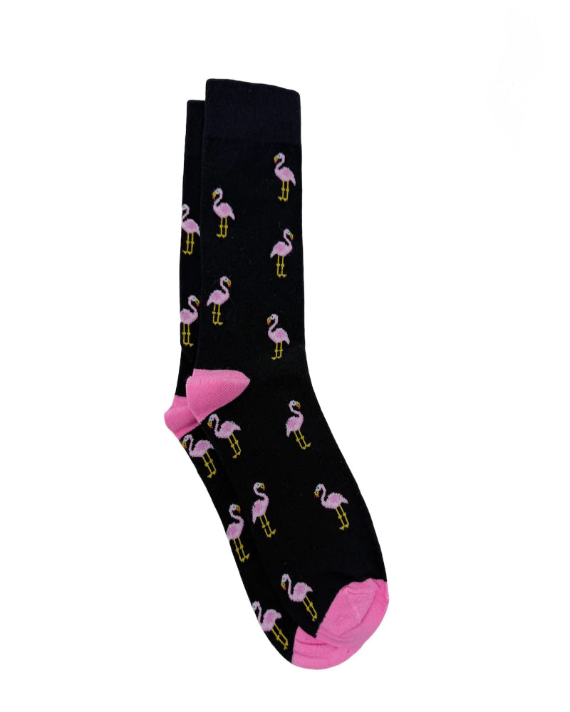 Flamingo Crew Socks