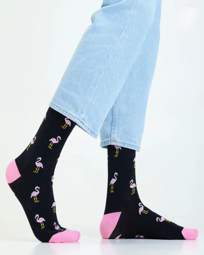 Flamingo Crew Socks