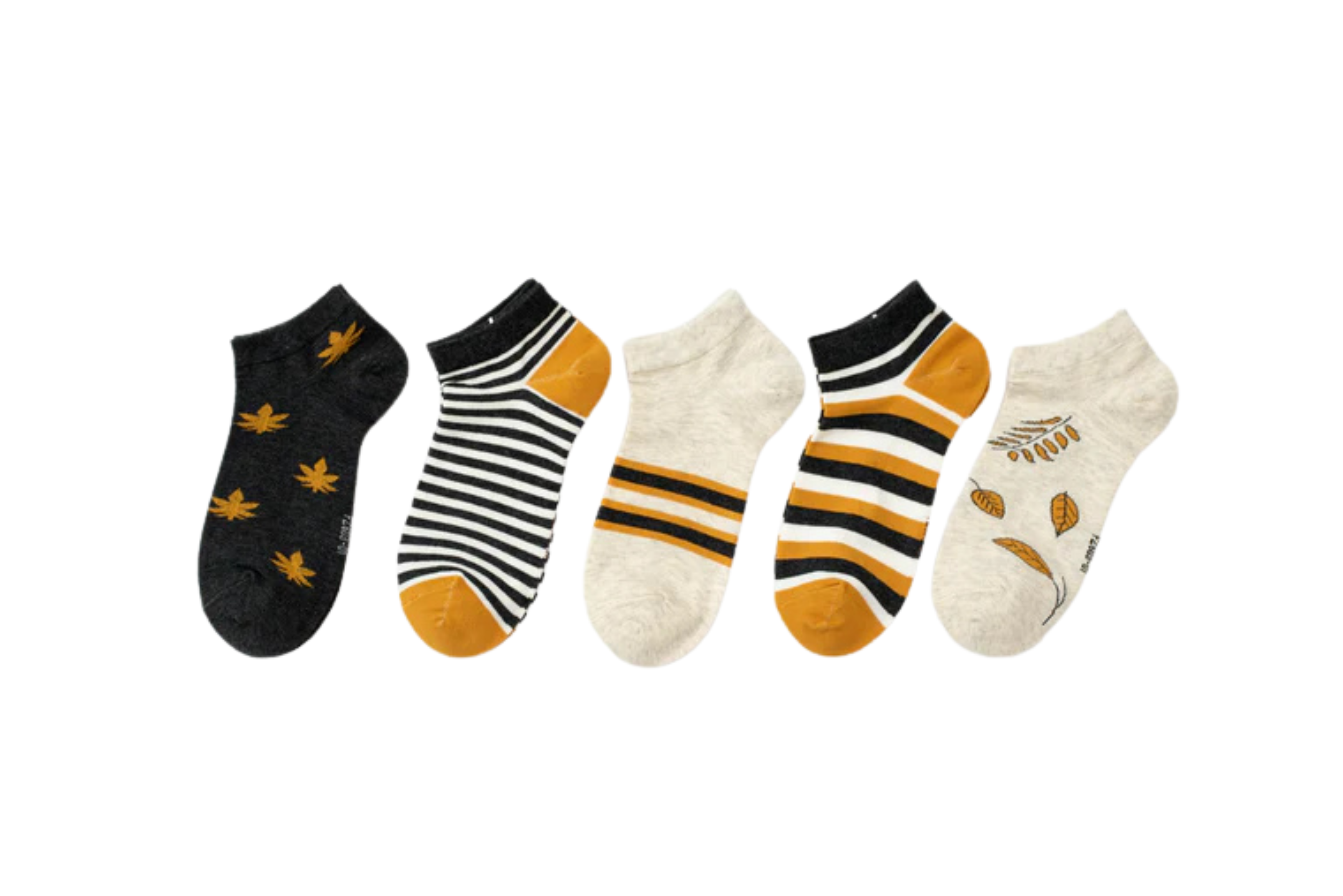 No Show socks combo(Pack of 5 pairs)inskinn, combo01