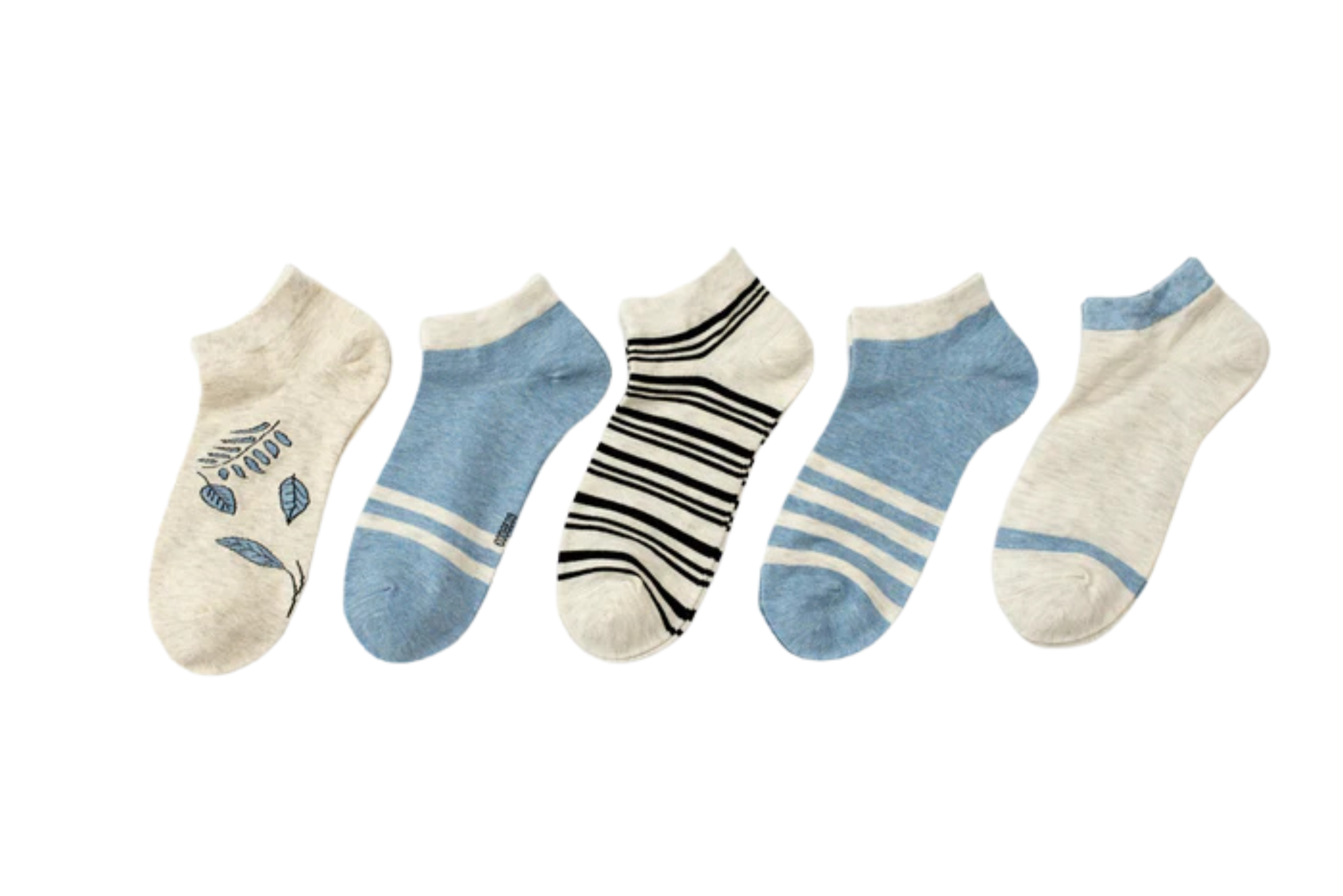 No Show socks combo(Pack of 5 pairs)inskinn, combo03