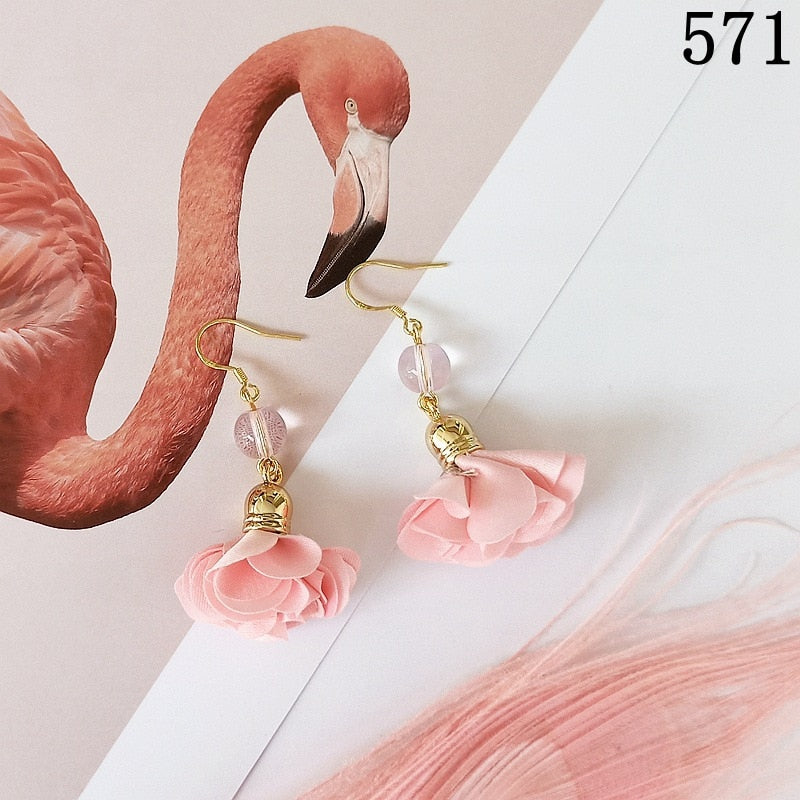 Wonderful Tassel Flower Earrings for Women