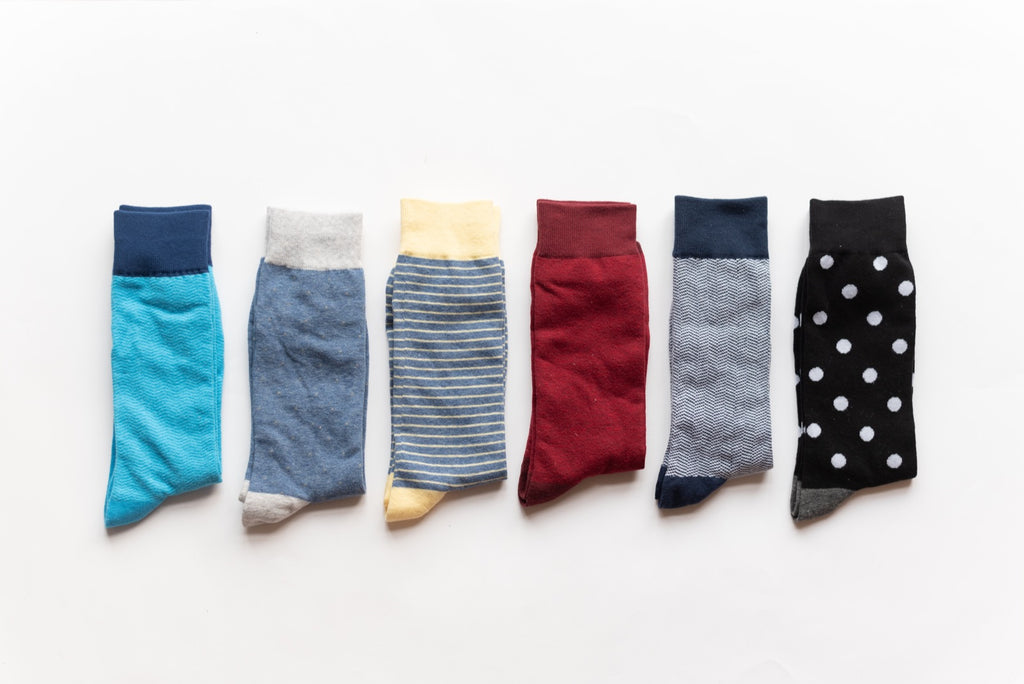 Inskinn Pack of 6 Premium Cotton socks  (crew length)