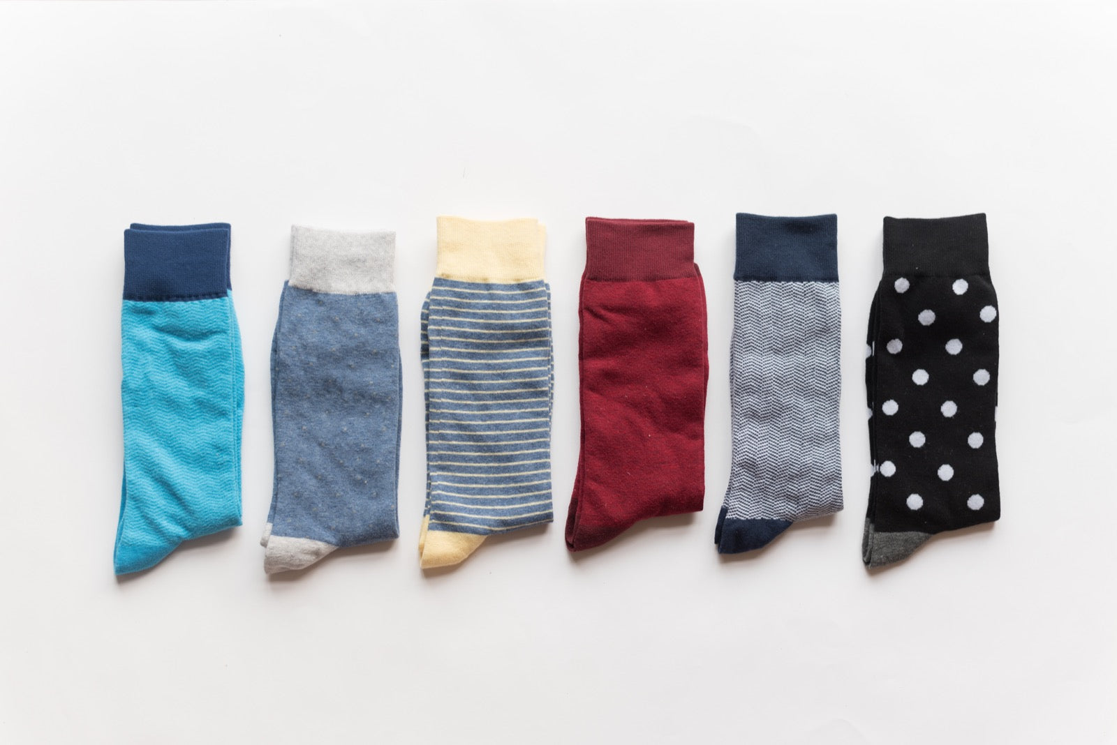 Inskinn Pack of 6 Premium Cotton socks  (crew length)