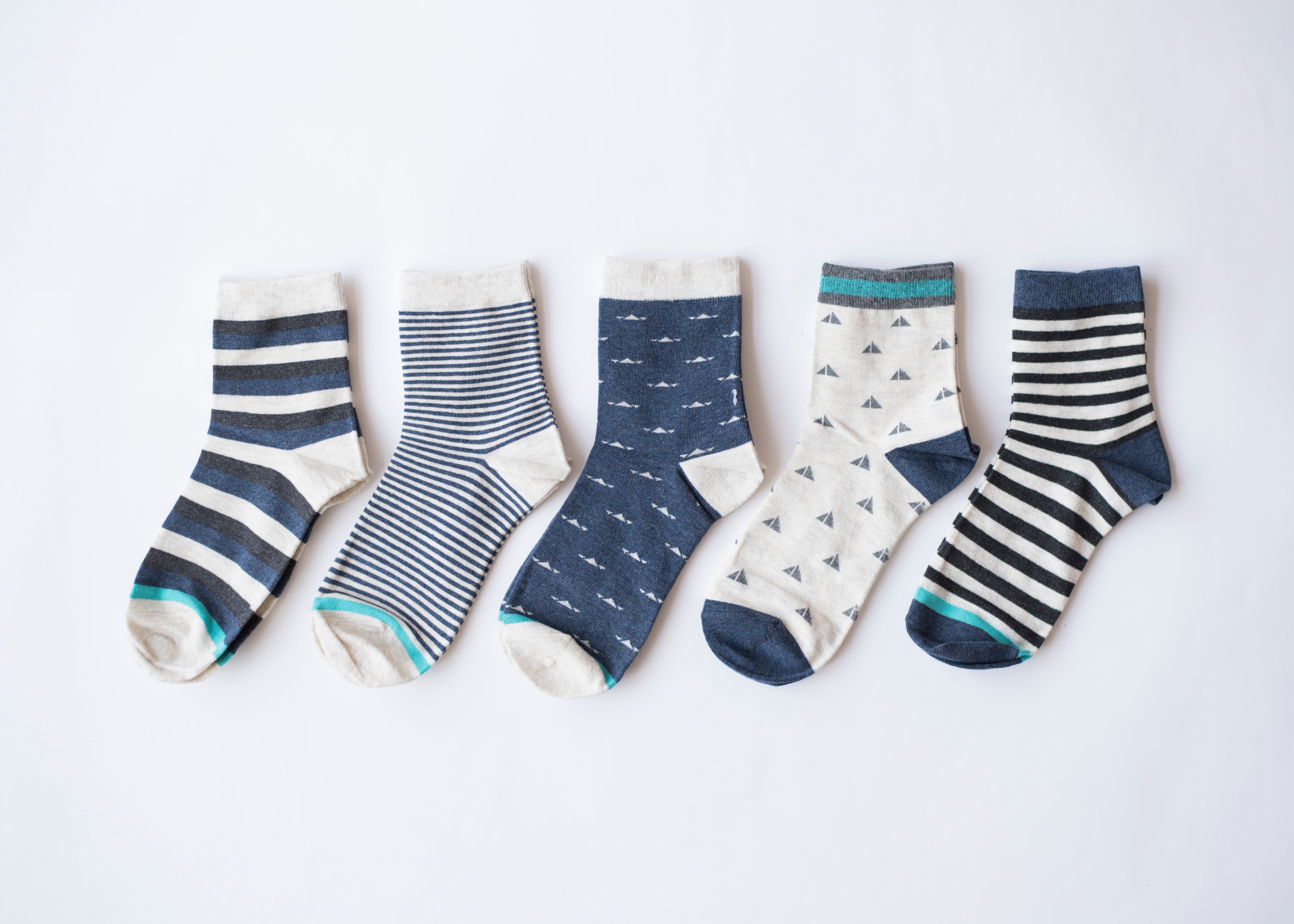 Ankle length socks combo(Pack Of 5 Pairs)inskinn, combo1010