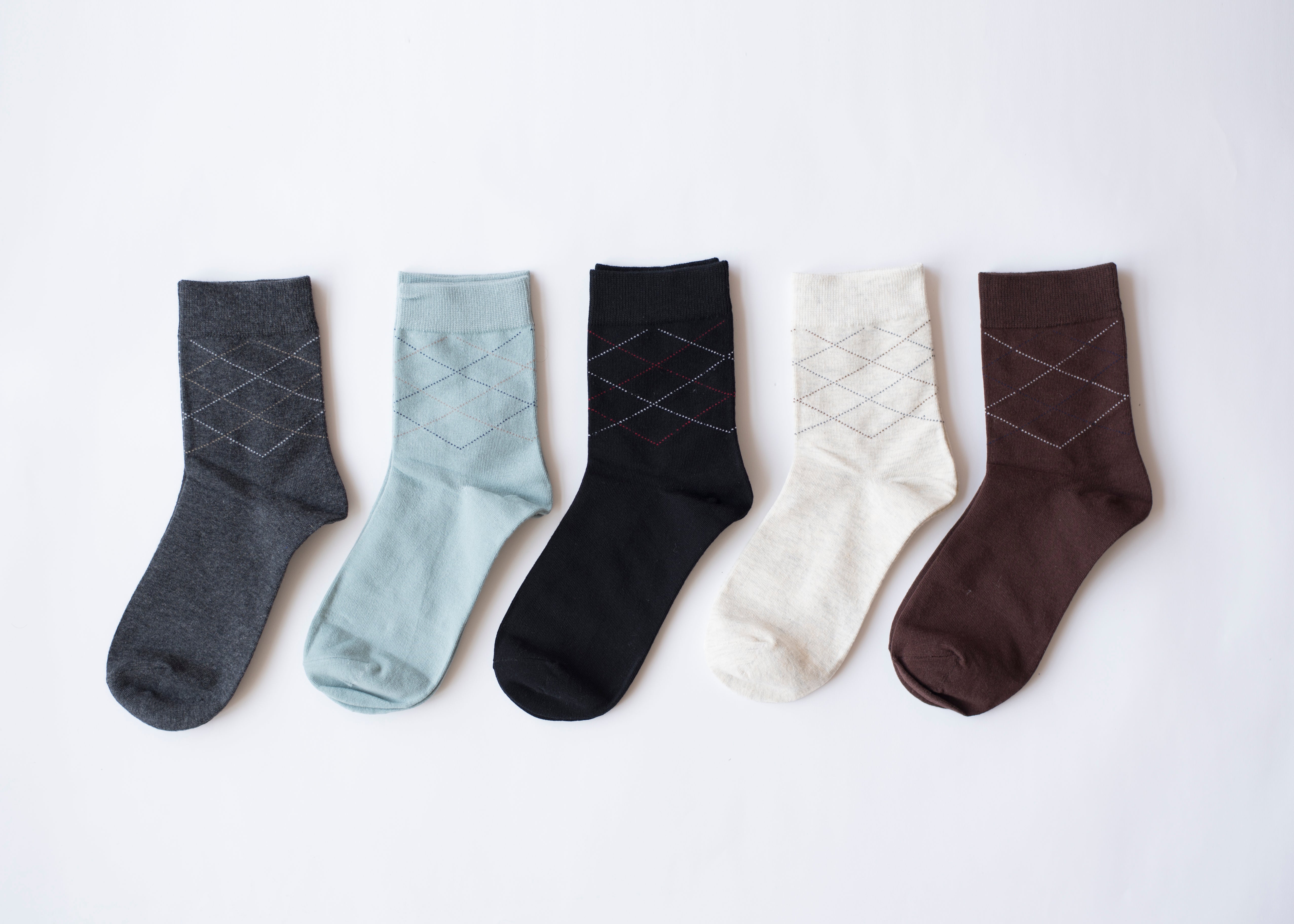 Ankle length socks combo(Pack Of 5 Pairs)inskinn, combo1012