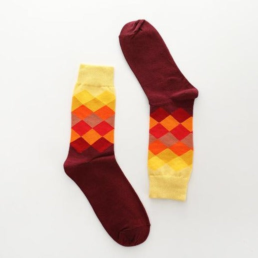 Pure cotton crew length socks for Men&women, inskinn103