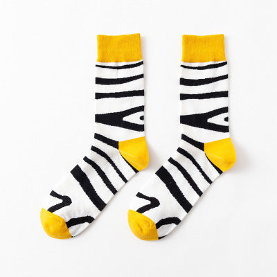 Pure cotton crew length men-women socks,inskinn130