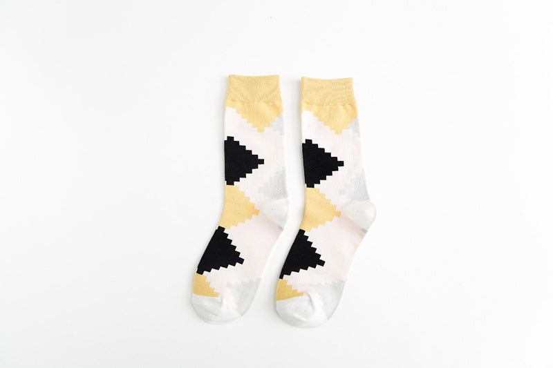 Pure cotton crew length men-women socks,inskinn135