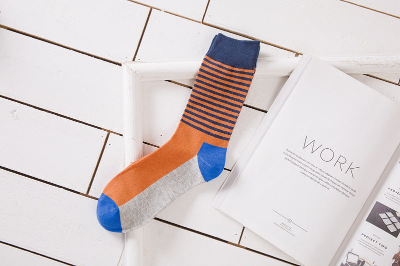 Pure cotton crew length men-women socks,inskinn145