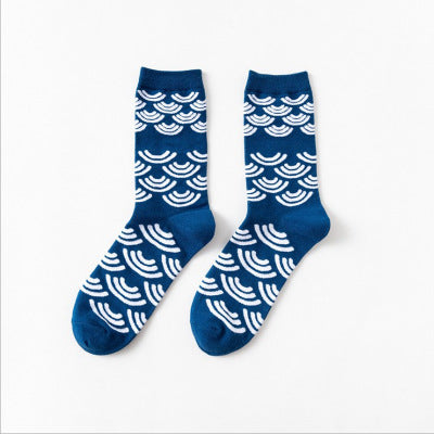 Pure cotton crew length men-women socks,inskinn151