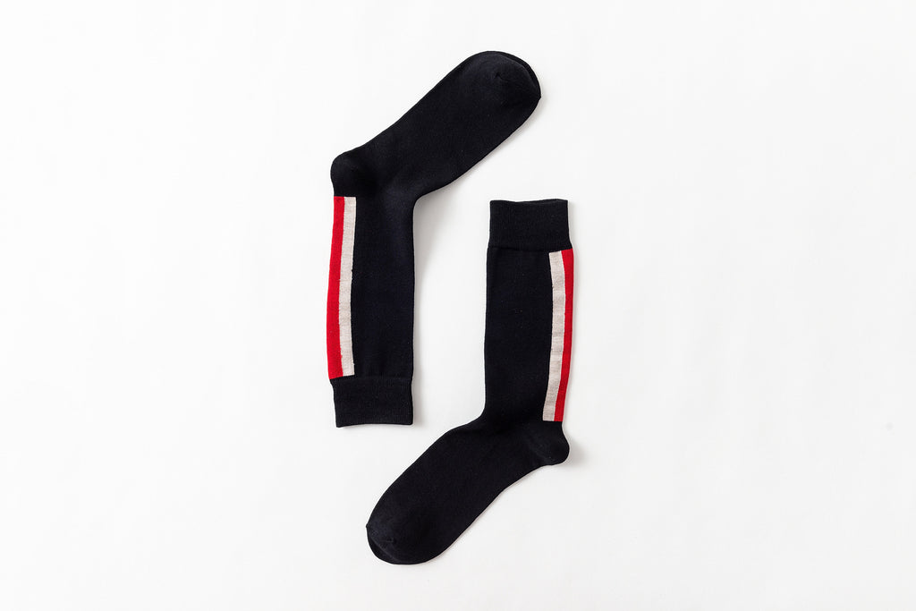 Pure cotton crew length men-women socks,inskinn166
