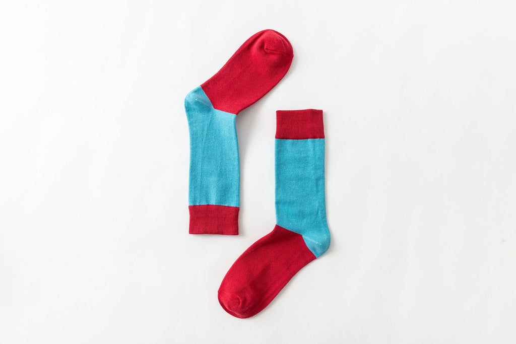 Pure cotton crew length men-women socks,inskinn187