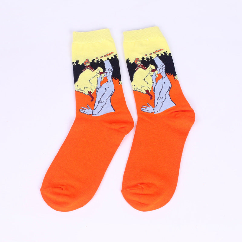 Pure cotton Ankle length men-women socks,inskinn211