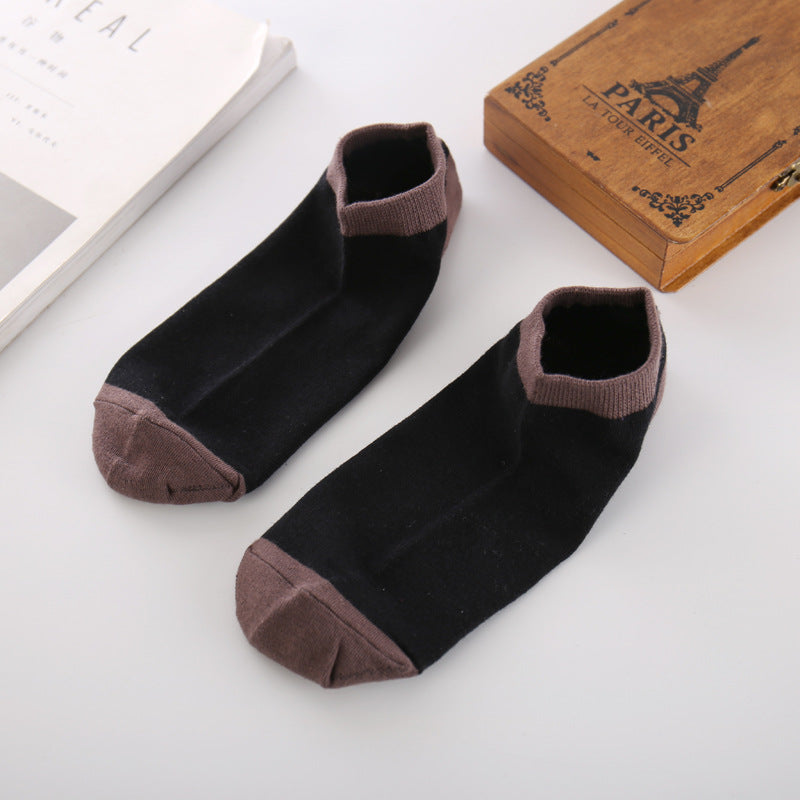 Pure cotton ankle length men socks,inskinn269