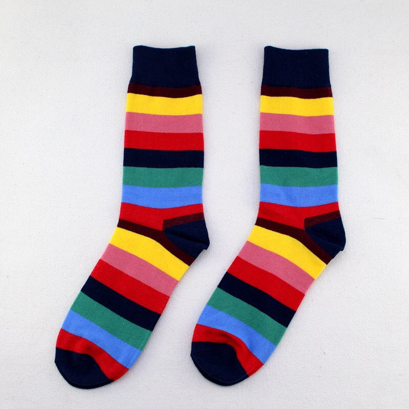 Pure cotton crew length men-women socks,inskinn305
