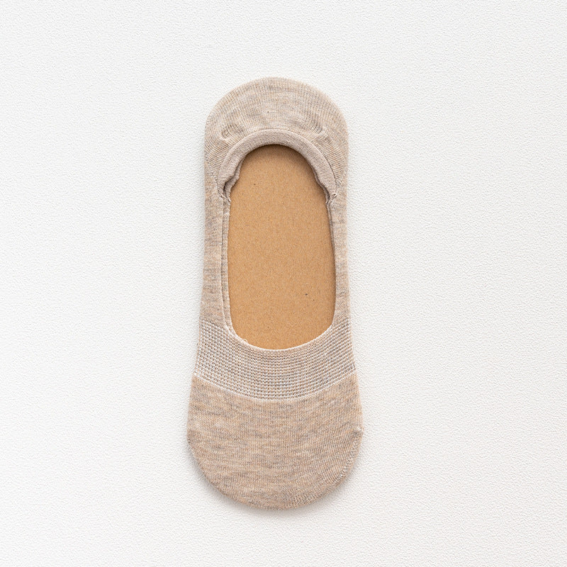 Pure cotton no show-loafer women socks,inskinn339