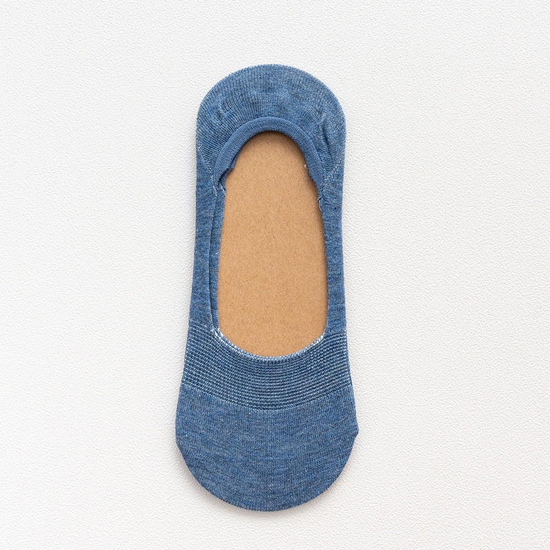 Pure cotton no show-loafer women socks,inskinn340